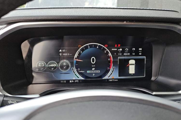 Used BAIC Off-Road BJ40 2019 PLUS 2.3T Automatic Four-Wheel Drive Premium Edition China VI Instrument Cluster