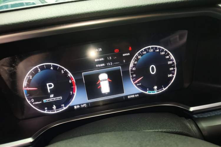 Used BAIC Off-Road BJ40 2019 2.3T Automatic Four-Wheel Drive Urban Hunter Edition Premium Model China VI Emission Standard Instrument Cluster