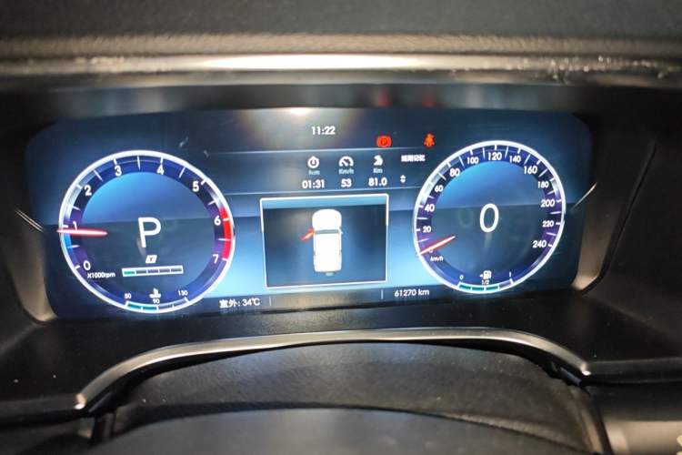 Used BAIC Off-Road BJ40 2019 PLUS 2.3T Automatic Four-Wheel Drive Flagship Edition China VI Emission Standard Instrument Cluster