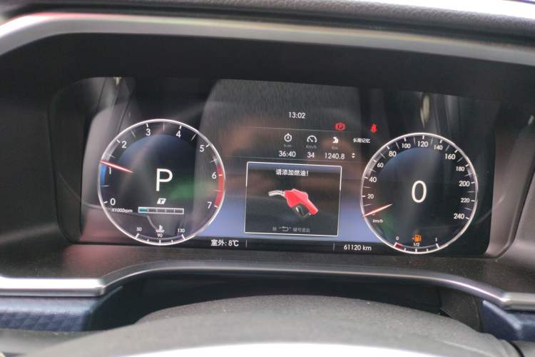 Used BAIC Off-Road BJ40 2019 PLUS 2.3T Automatic Four-Wheel Drive Premium Edition China VI Instrument Cluster