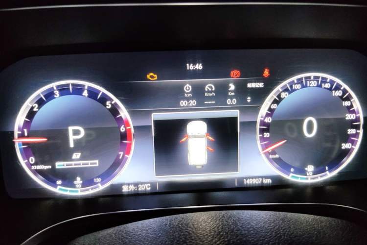Used BAIC Off-Road BJ40 2019 PLUS 2.3T Automatic Four-Wheel Drive Premium Edition China VI Instrument Cluster