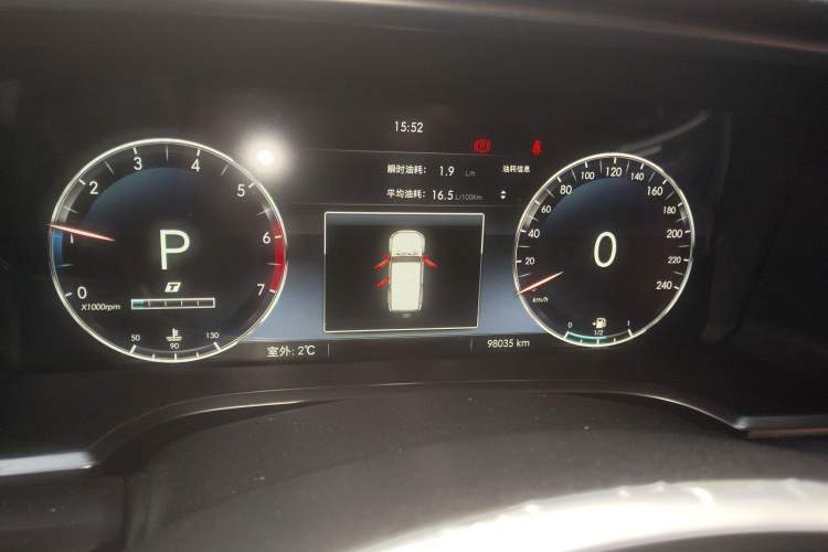 Used BAIC Off-Road BJ40 2019 PLUS 2.3T Automatic Four-Wheel Drive Premium Edition China VI Instrument Cluster