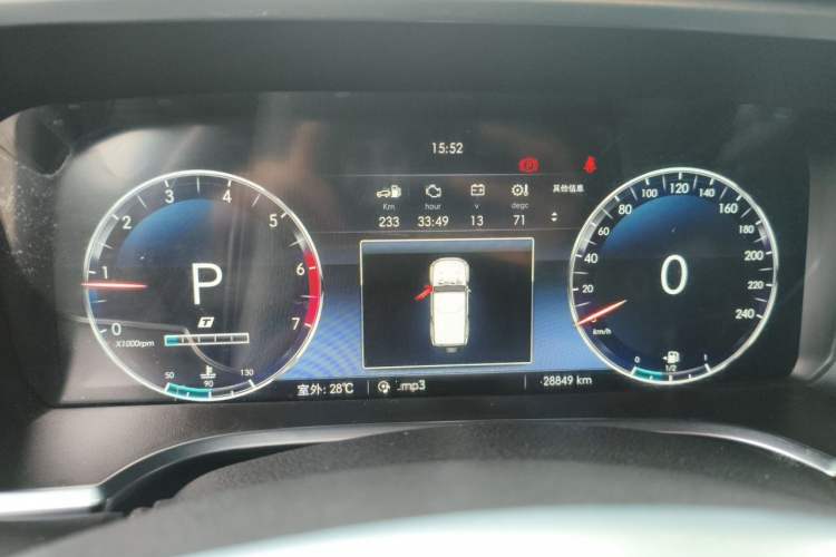 Used BAIC Off-Road BJ40 2019 PLUS 2.3T Automatic Four-Wheel Drive Premium Edition China VI Instrument Cluster