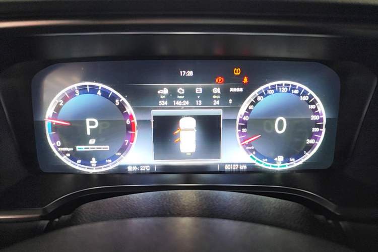 Used BAIC Off-Road BJ40 2019 2.3T Automatic Four-Wheel Drive Urban Hunter Edition Premium Model China VI Emission Standard Instrument Cluster