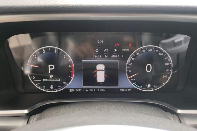 Used BAIC Off-Road BJ40 2019 PLUS 2.3T Automatic Four-Wheel Drive Premium Edition China VI Instrument Cluster