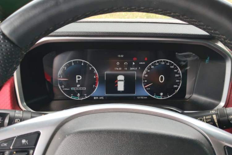 Used BAIC Off-Road BJ40 2019 2.3T Automatic Four-Wheel Drive Urban Hunter Edition Flagship Model China VI Emission Standard Instrument Cluster