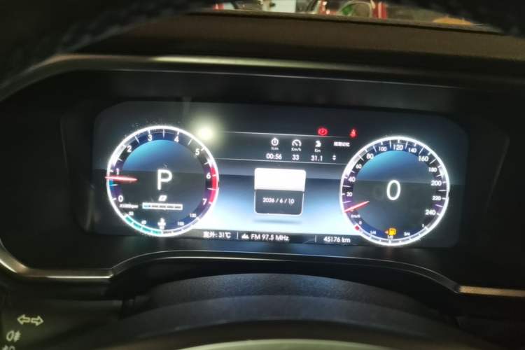 Used BAIC Off-Road BJ40 2019 2.3T Automatic Four-Wheel Drive Urban Hunter Edition Premium Model China VI Emission Standard Instrument Cluster