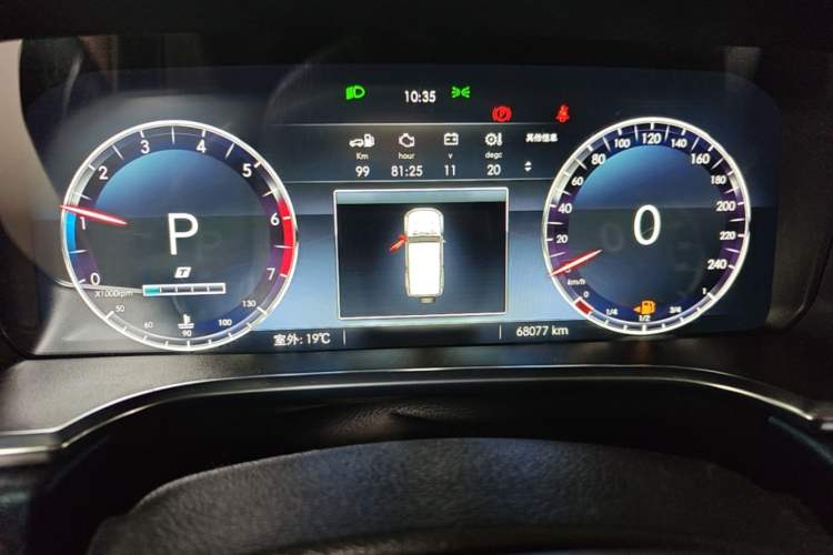 Used BAIC Off-Road BJ40 2019 PLUS 2.3T Automatic Four-Wheel Drive Flagship Edition China VI Emission Standard Instrument Cluster