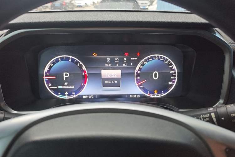 Used BAIC Off-Road BJ40 2019 PLUS 2.3T Automatic Four-Wheel Drive Flagship Edition China VI Emission Standard Instrument Cluster