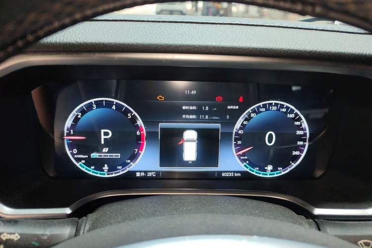 Used BAIC Off-Road BJ40 2019 2.3T Automatic Four-Wheel Drive Urban Hunter Edition Premium Model China VI Emission Standard Instrument Cluster