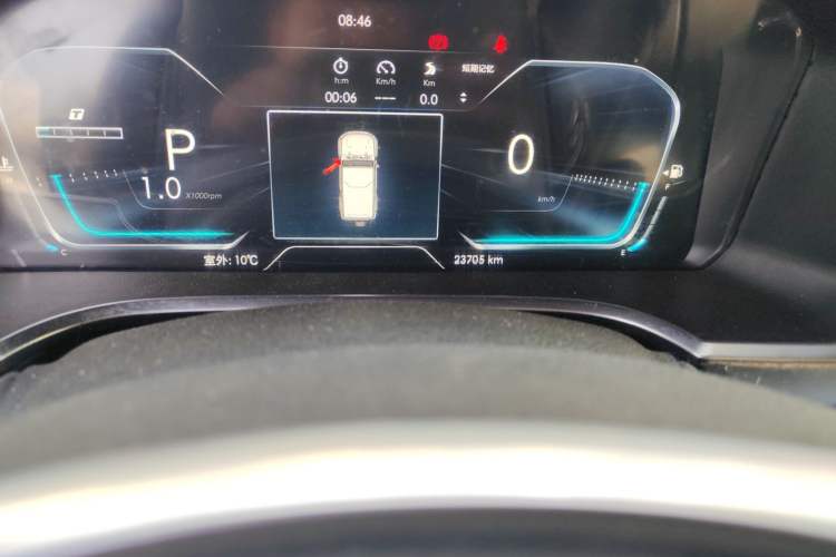 Used BAIC Off-Road BJ40 2019 2.3T Automatic Four-Wheel Drive Urban Hunter Edition Premium Model China VI Emission Standard Odometer Close Up