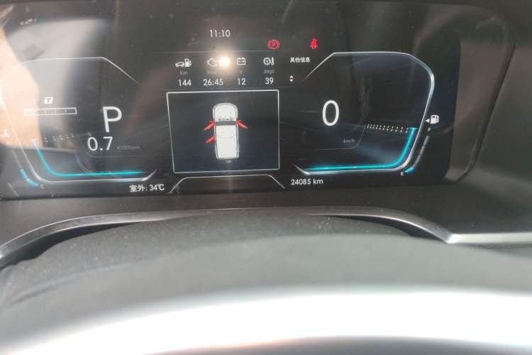 Used BAIC Off-Road BJ40 2019 2.3T Automatic Four-Wheel Drive Urban Hunter Edition Premium Model China VI Emission Standard Odometer Close Up