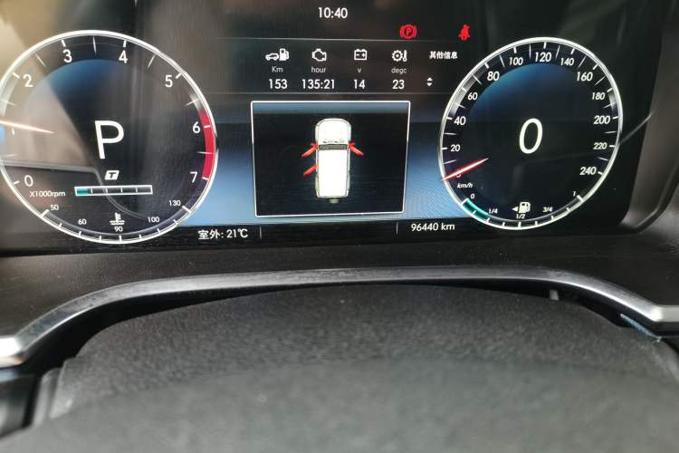 Used BAIC Off-Road BJ40 2019 PLUS 2.3T Automatic Four-Wheel Drive Flagship Edition China VI Emission Standard Odometer Close Up