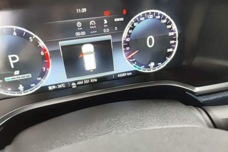 Used BAIC Off-Road BJ40 2019 2.3T Automatic Four-Wheel Drive Urban Hunter Edition Premium Model China VI Emission Standard Odometer Close Up