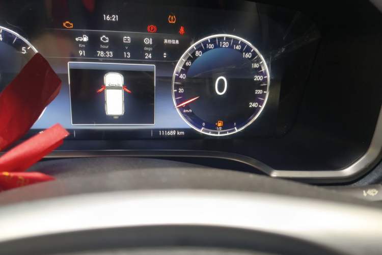 Used BAIC Off-Road BJ40 2019 PLUS 2.3T Automatic Four-Wheel Drive Premium Edition China VI Odometer Close Up