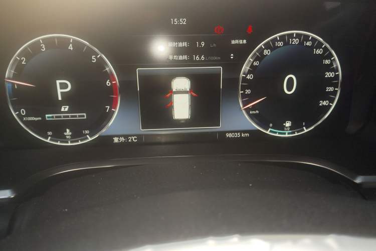 Used BAIC Off-Road BJ40 2019 PLUS 2.3T Automatic Four-Wheel Drive Premium Edition China VI Odometer Close Up