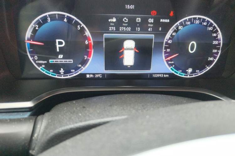 Used BAIC Off-Road BJ40 2019 2.3T Automatic Four-Wheel Drive Urban Hunter Edition Premium Model China VI Emission Standard Odometer Close Up