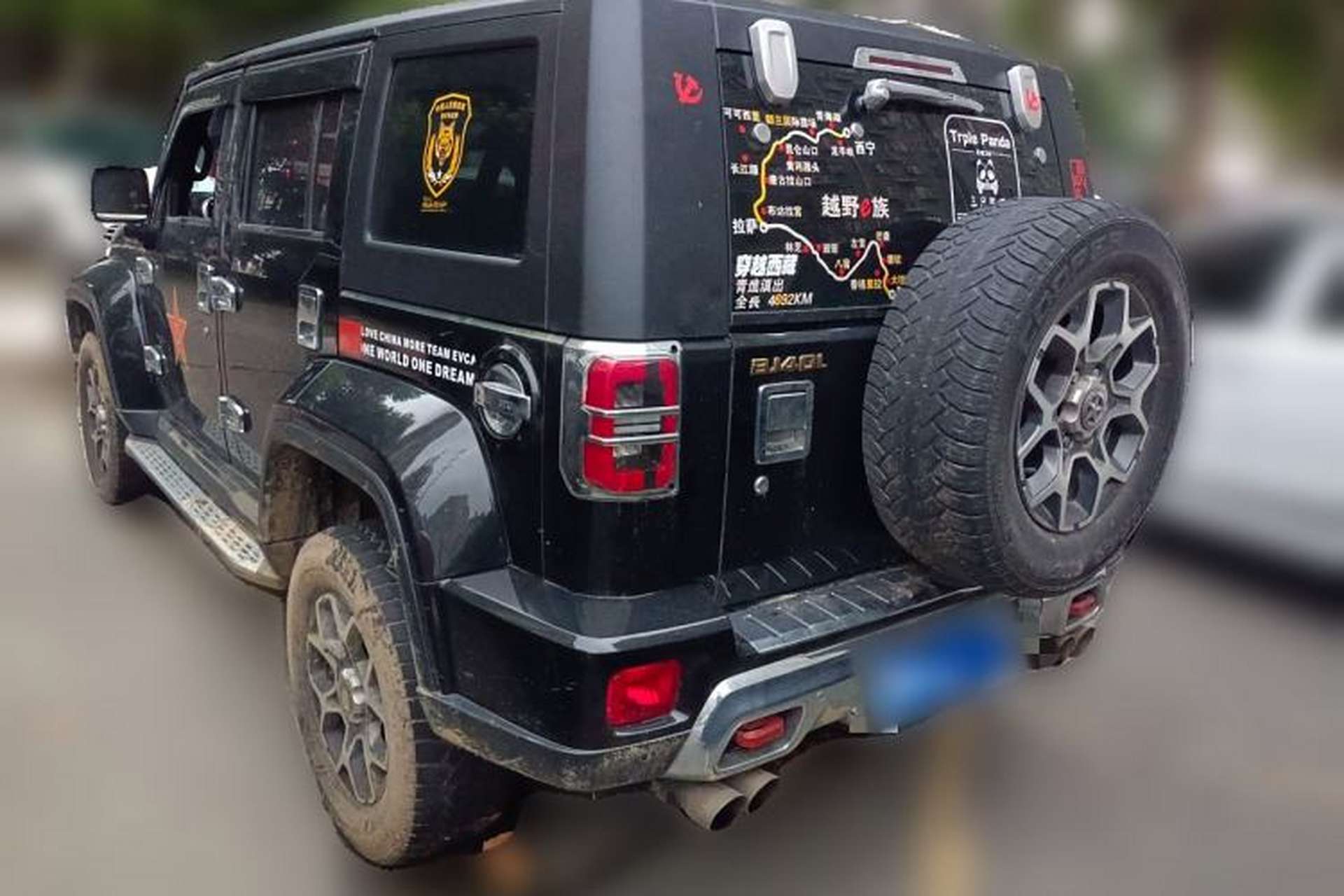 Used BAIC Off-Road BJ40 2019 PLUS 2.3T Automatic Four-Wheel Drive Flagship Edition China VI Emission Standard Rear Left 45 Deg