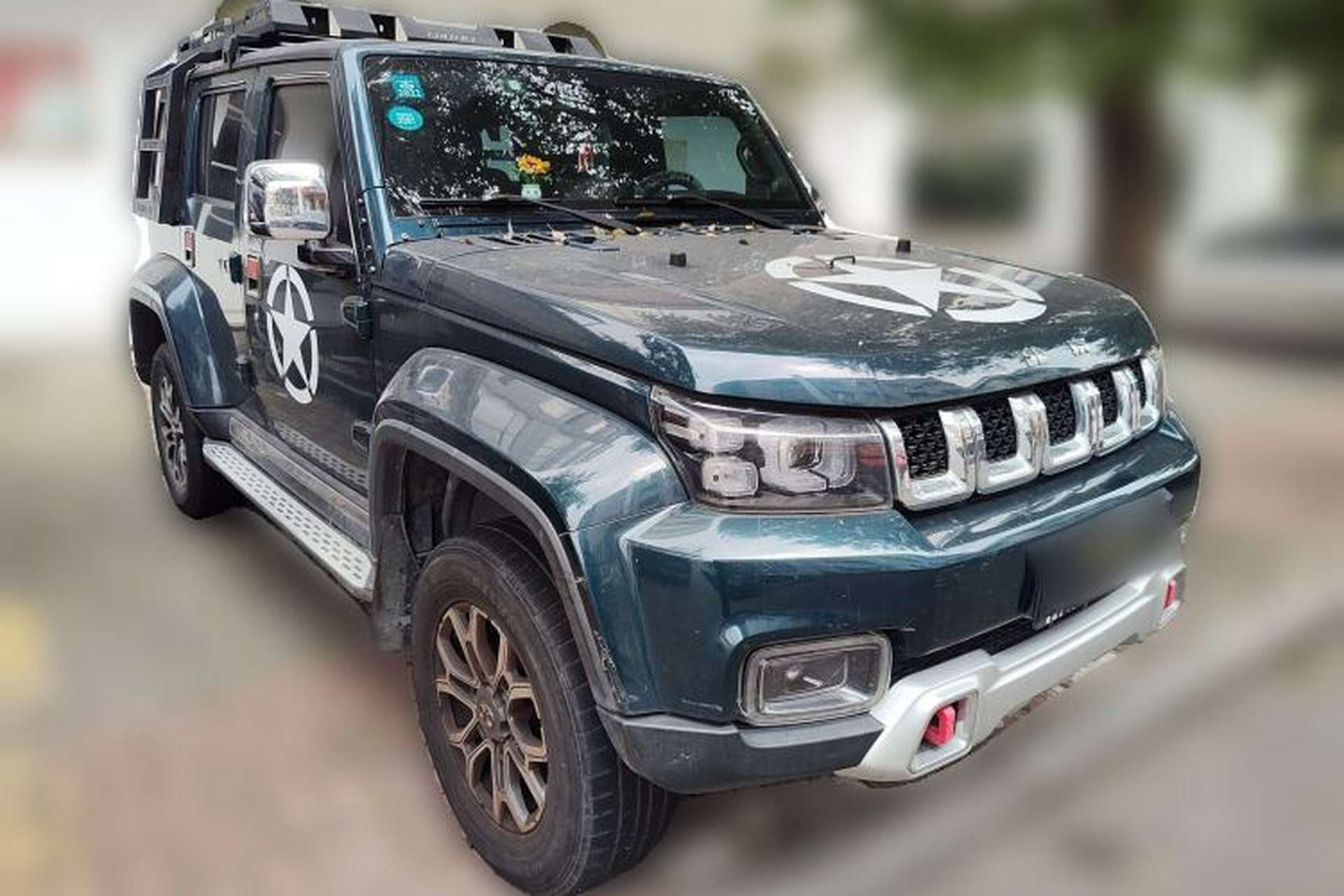 Used BAIC Off-Road BJ40 2019 2.3T Automatic Four-Wheel Drive Ring the Tower Champion Edition China VI Front Right 45 Deg