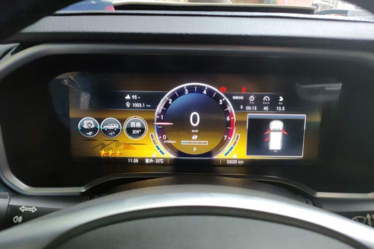 Used BAIC Off-Road BJ40 2019 2.3T Automatic Four-Wheel Drive Ring the Tower Champion Edition China VI Instrument Cluster
