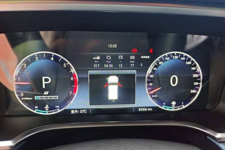 Used BAIC Off-Road BJ40 2019 2.3T Automatic Four-Wheel Drive Ring the Tower Champion Edition China VI Instrument Cluster