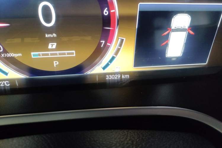 Used BAIC Off-Road BJ40 2019 2.3T Automatic Four-Wheel Drive Ring the Tower Champion Edition China VI Odometer Close Up