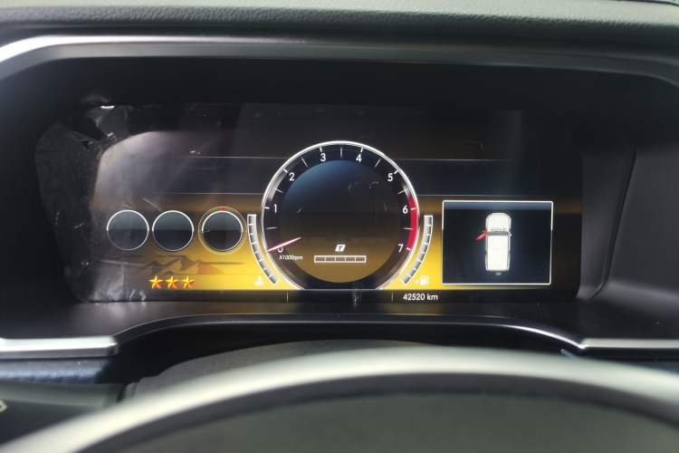 Used BAIC Off-Road BJ40 2019 2.3T Automatic Four-Wheel Drive Ring the Tower Champion Edition China VI Odometer Close Up