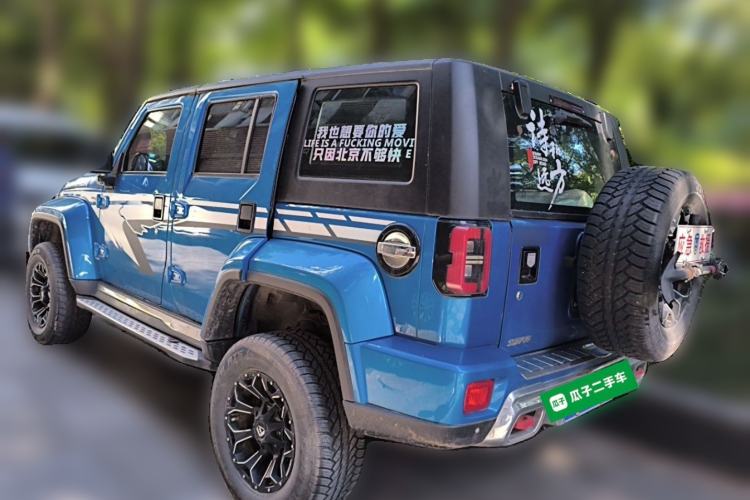 Used BAIC Off-Road BJ40 2019 2.3T Automatic Four-Wheel Drive Ring the Tower Champion Edition China VI Rear Left 45 Deg