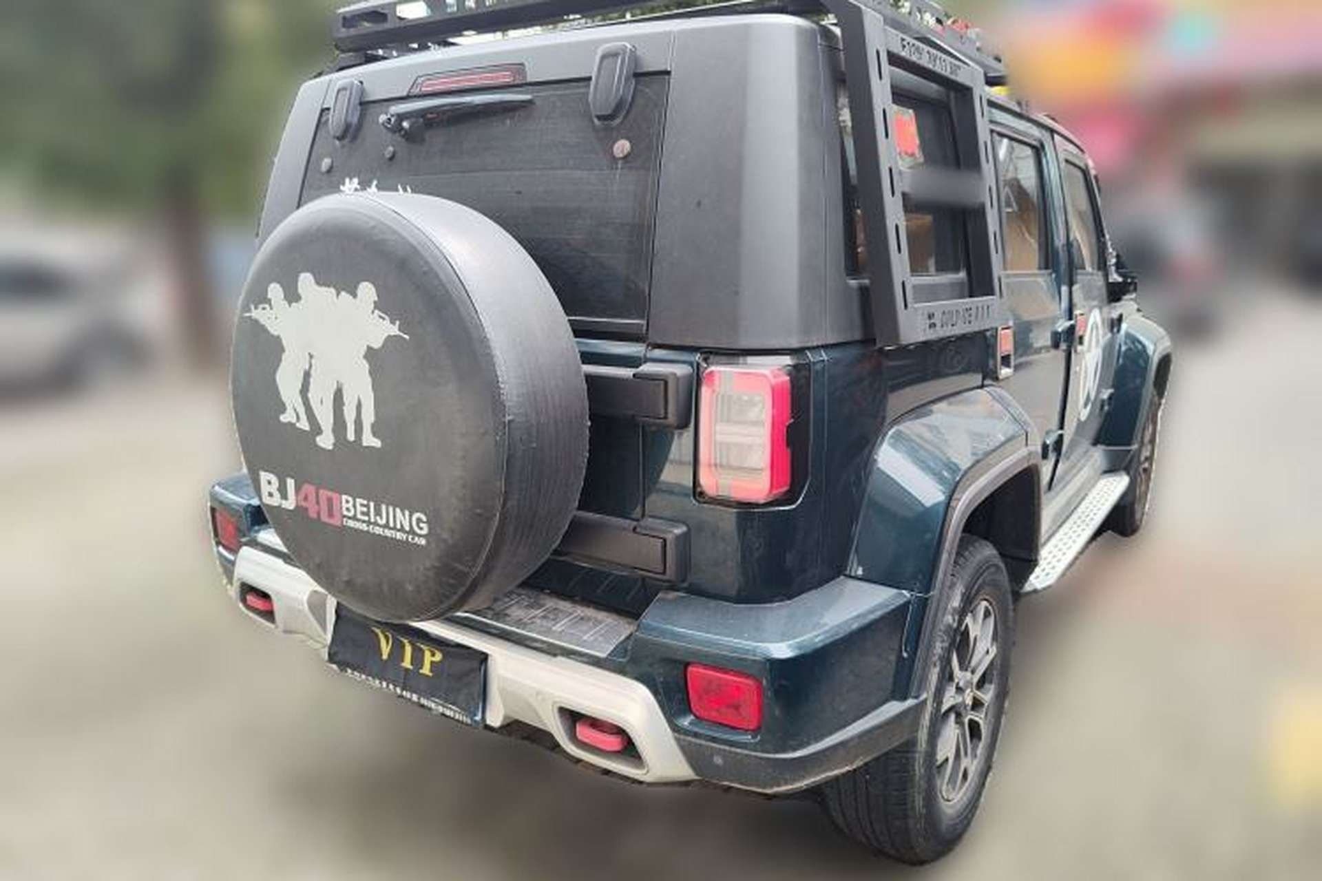 Used BAIC Off-Road BJ40 2019 2.3T Automatic Four-Wheel Drive Ring the Tower Champion Edition China VI Rear Right 45 Deg
