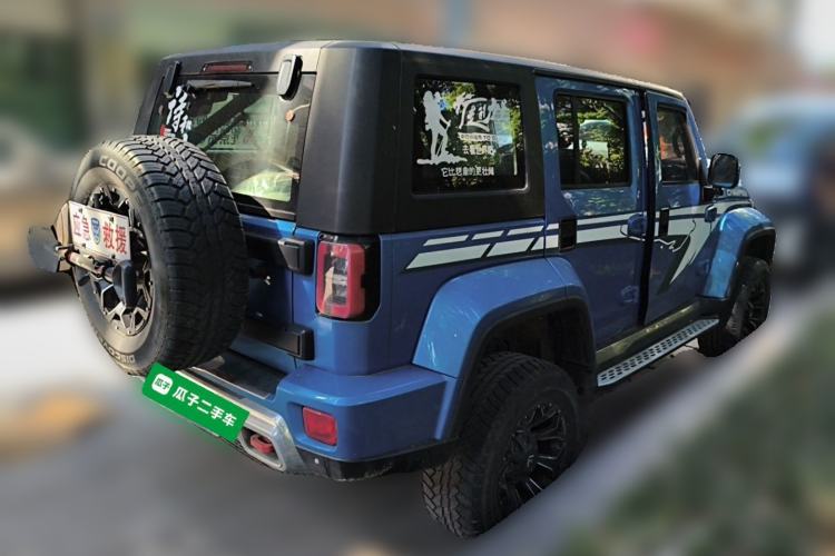 Used BAIC Off-Road BJ40 2019 2.3T Automatic Four-Wheel Drive Ring the Tower Champion Edition China VI Rear Right 45 Deg