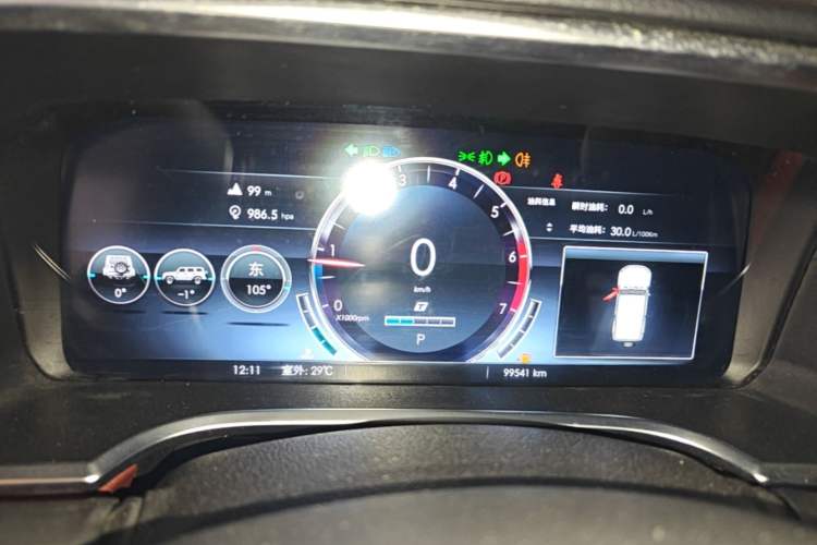 Used BAIC Off-Road BJ40 2019 Updated Version 2.0T Automatic All-Wheel Drive Urban Hunter Edition Premium China V Emission Standard Instrument Cluster