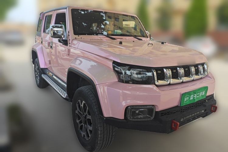Used BAIC Off-Road BJ40 2019 Updated Version 2.0T Automatic All-Wheel Drive Urban Hunter Edition Premium China V Emission Standard Front Right 45 Deg
