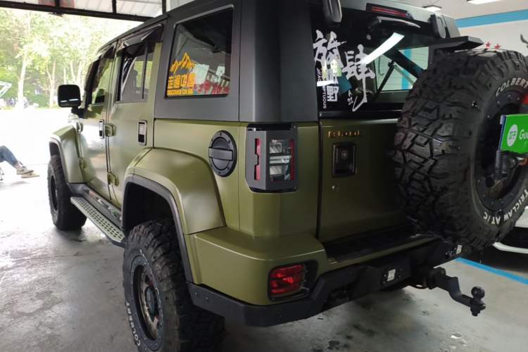 Used BAIC Off-Road BJ40 2019 2.3T Automatic Four-Wheel Drive Shengshi Huazhang Edition China VI Emission Standard Rear Left 45 Deg
