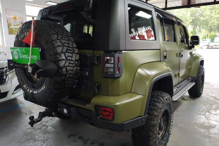Used BAIC Off-Road BJ40 2019 2.3T Automatic Four-Wheel Drive Shengshi Huazhang Edition China VI Emission Standard Rear Right 45 Deg