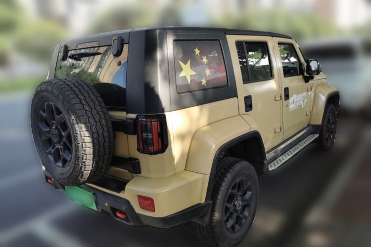 Used BAIC Off-Road BJ40 2019 2.3T Automatic Four-Wheel Drive Ring the Tower Champion Edition China VI Rear Right 45 Deg