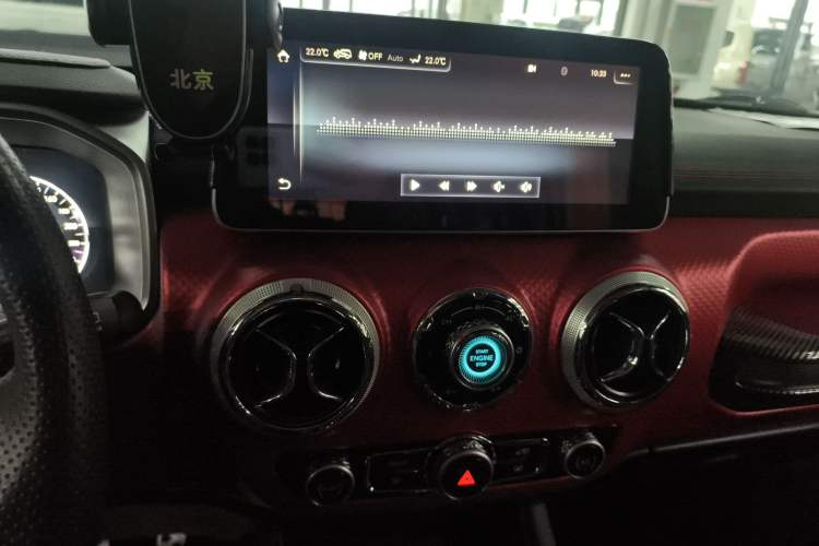 Used BAIC Off-Road BJ40 2019 PLUS 2.3T Automatic Four-Wheel Drive Flagship Edition China VI Emission Standard Audio And AC Panel