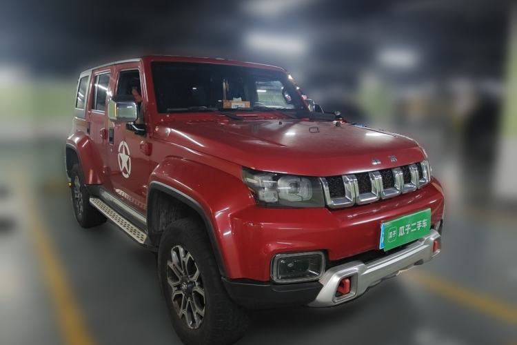 Used BAIC Off-Road BJ40 2019 2.0T Automatic Four-Wheel Drive Urban Hunter Edition Premium Model China V Emission Standard Front Right 45 Deg