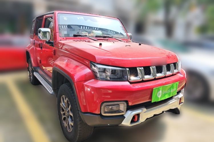 Used BAIC Off-Road BJ40 2019 2.3T Automatic Four-Wheel Drive Urban Hunter Edition Premium Model China VI Emission Standard Front Right 45 Deg