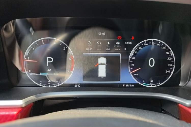 Used BAIC Off-Road BJ40 2019 2.0T Automatic Four-Wheel Drive Urban Hunter Edition Premium Model China V Emission Standard Instrument Cluster