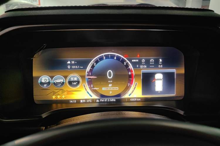 Used BAIC Off-Road BJ40 2019 2.3T Automatic Four-Wheel Drive Ring the Tower Champion Edition China VI Instrument Cluster