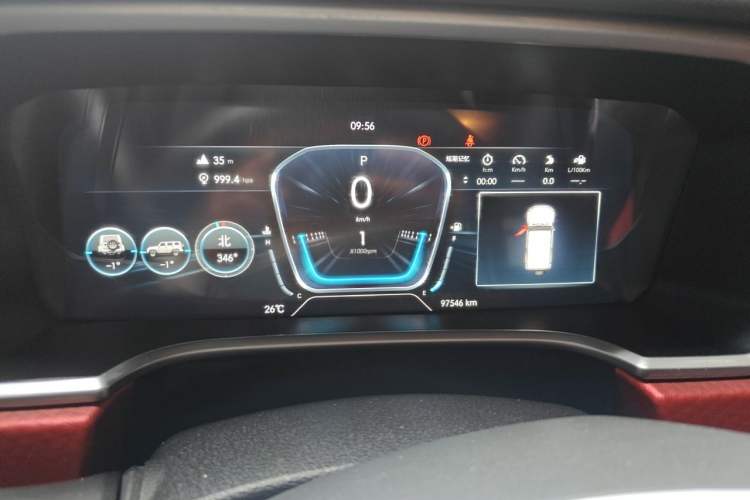 Used BAIC Off-Road BJ40 2019 2.0T Automatic Four-Wheel Drive Urban Hunter Edition Premium Model China V Emission Standard Instrument Cluster