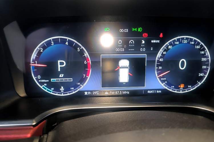 Used BAIC Off-Road BJ40 2019 PLUS 2.3T Automatic Four-Wheel Drive Flagship Edition China VI Emission Standard Instrument Cluster