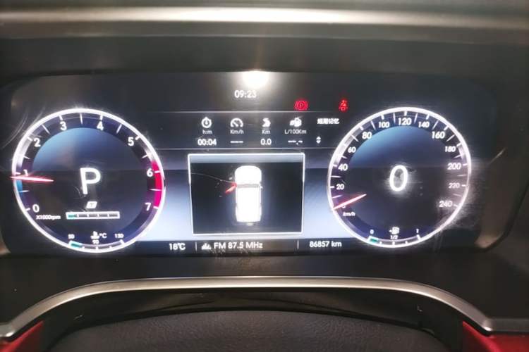 Used BAIC Off-Road BJ40 2019 PLUS 2.3T Automatic Four-Wheel Drive Flagship Edition China VI Emission Standard Instrument Cluster