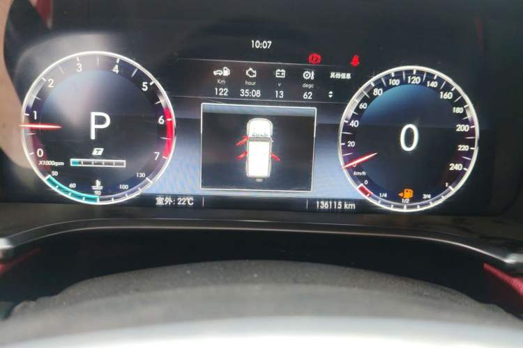 Used BAIC Off-Road BJ40 2019 2.3T Automatic Four-Wheel Drive Ring the Tower Champion Edition China VI Instrument Cluster