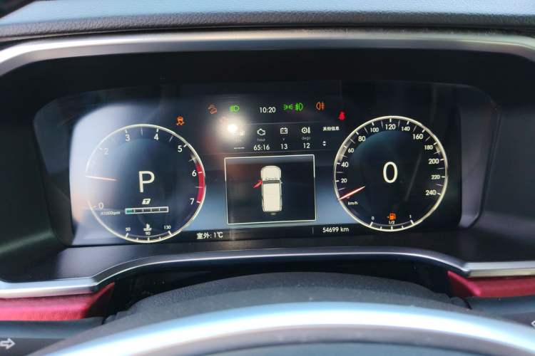 Used BAIC Off-Road BJ40 2019 PLUS 2.3T Automatic Four-Wheel Drive Premium Edition China VI Instrument Cluster