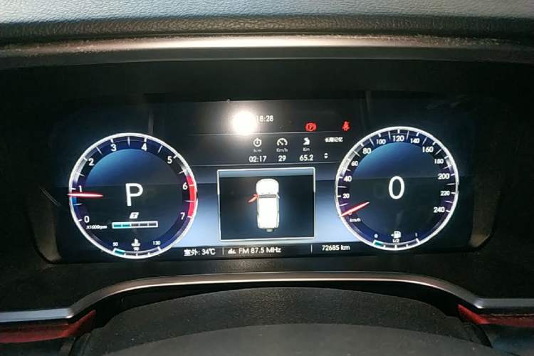 Used BAIC Off-Road BJ40 2019 Updated Version 2.0T Automatic All-Wheel Drive Urban Hunter Edition Premium China V Emission Standard Instrument Cluster
