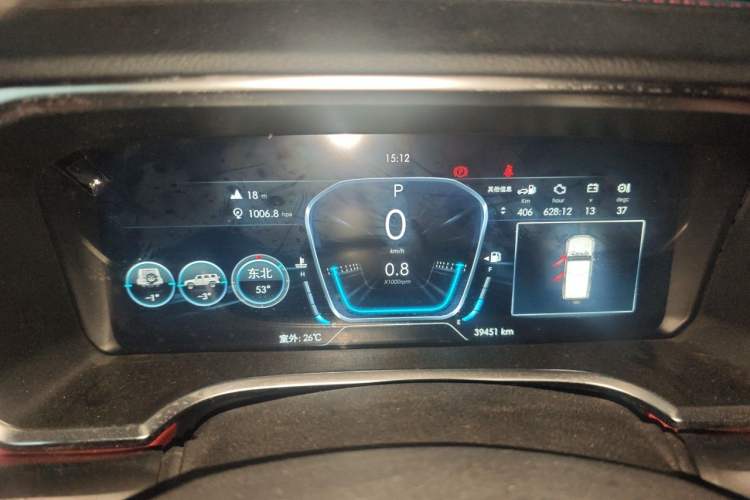 Used BAIC Off-Road BJ40 2019 PLUS 2.3T Automatic Four-Wheel Drive Premium Edition China VI Instrument Cluster