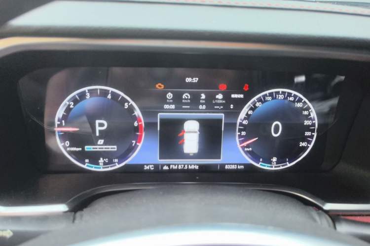 Used BAIC Off-Road BJ40 2019 PLUS 2.3T Automatic Four-Wheel Drive Flagship Edition China VI Emission Standard Instrument Cluster