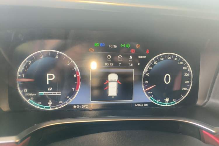 Used BAIC Off-Road BJ40 2019 PLUS 2.3T Automatic Four-Wheel Drive Flagship Edition China VI Emission Standard Instrument Cluster