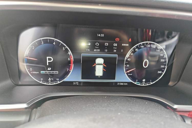 Used BAIC Off-Road BJ40 2019 PLUS 2.3T Automatic Four-Wheel Drive Flagship Edition China VI Emission Standard Instrument Cluster